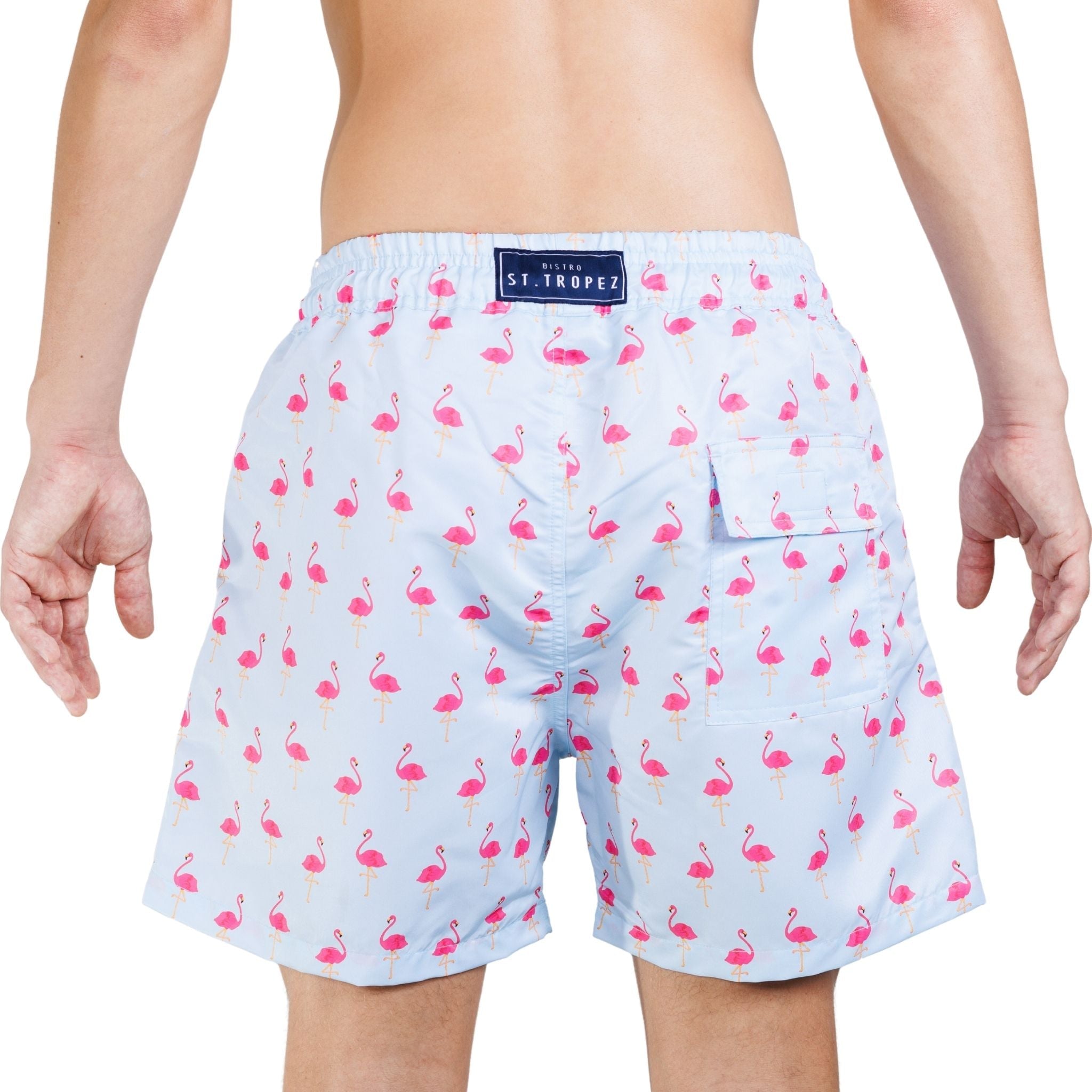 Flamingo Board Shorts - Bistro StTropez